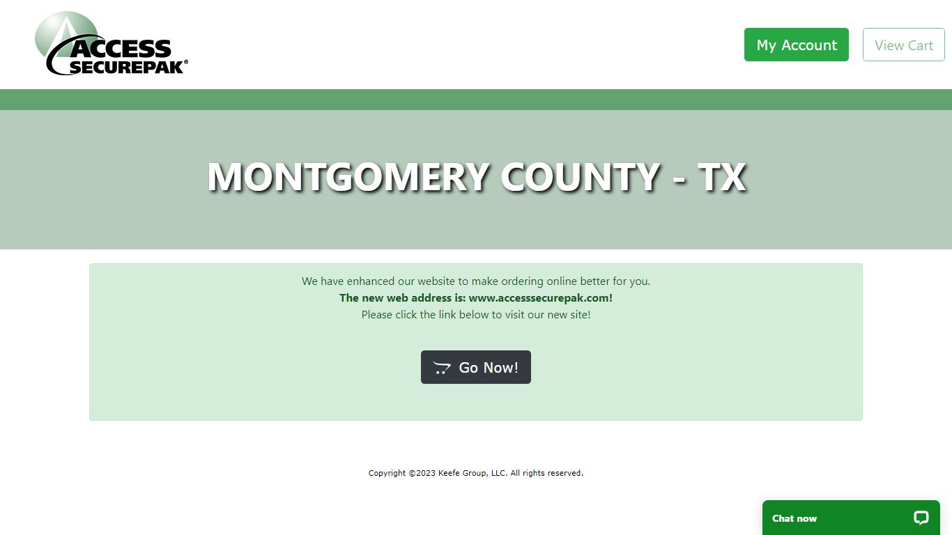 Montgomery County Package Program - TX - Access Securepak